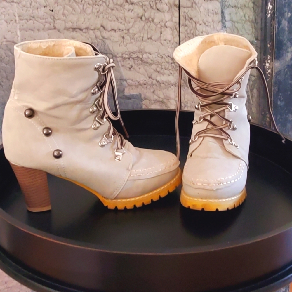 Suede-like Boots